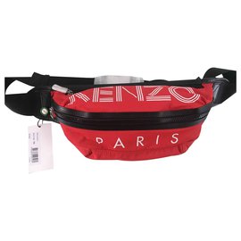 Kenzo-Kenzo banana clutch-Red
