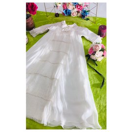 Baby Dior-Vestido ceremonia bautizo-Blanco roto