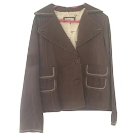 Essentiel Antwerp Essential Leather Jacket Antwerp Dark brown