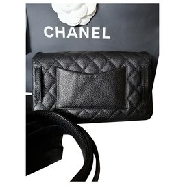 Chanel-bolsa de cinto-Preto