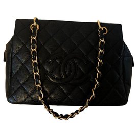 Chanel-Chanel pequeña bolsa de compras-Negro