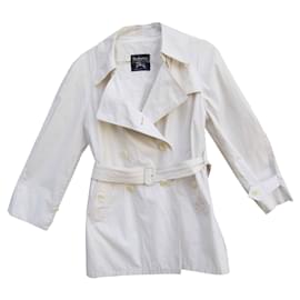 Burberry-Burberry vintage summer trench-Bianco