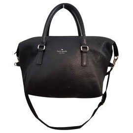 Kate Spade Black Leather Handbag Black