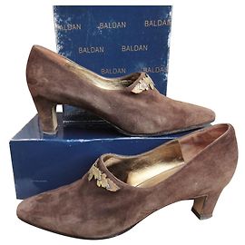 Baldan Pumps Braun Wildleder Braun