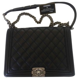 Chanel-Boy grand modèle-Noir