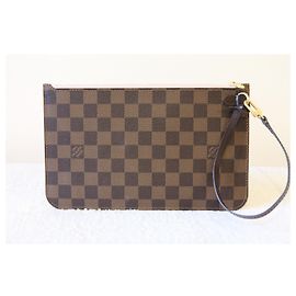 Louis Vuitton Forro Neverfull MM Bolsa Rosa Marrom