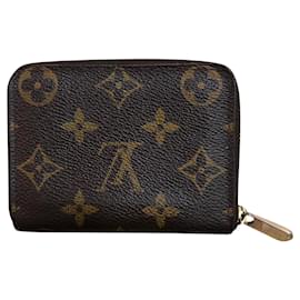 Louis Vuitton-zippy wallet-Brown