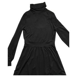 Autre Marque-Dress "Three Dots" black EUA-Preto