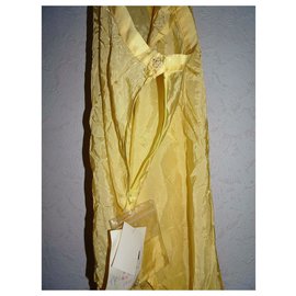 Yohji Yamamoto-Yohji Yamamoto, A-Line Skirt-Yellow