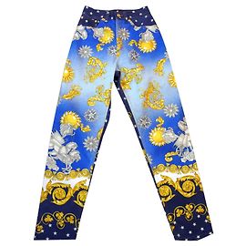 Roberto cavalli vintage multi cor impressa jeans Multicor