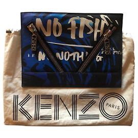 No Fish pochette Kenzo Bleu