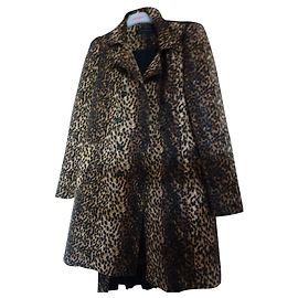 Zara Leopard Print Viscose Jacket with Belt XL Leopard print