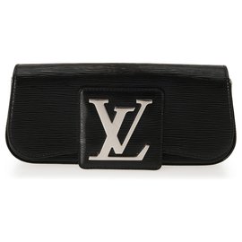 Louis Vuitton-Embreagem elétrica preta de Louis Vuitton Epi Sobe-Preto