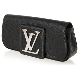 Louis Vuitton-Embreagem elétrica preta de Louis Vuitton Epi Sobe-Preto