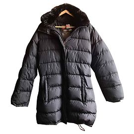 Prada Steppmantel aus Nylon Schwarz Schwarz