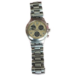 Autre Marque Relógios de quartzo SWATCH Cinza
