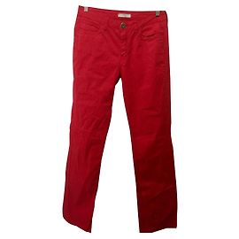 Jeans rouge de Thomas Burberry Rouge