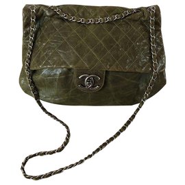 Chanel Vert Vert olive Vert foncé