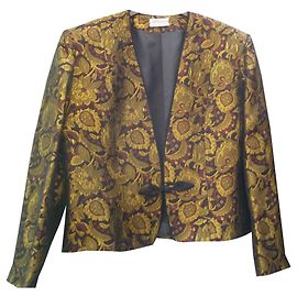 Autre Marque Acetate Jacket with Epaulettes Multicolour Multiple colors
