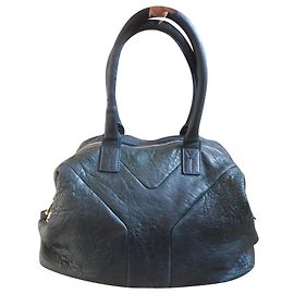 Bolsa Yves Saint Laurent de couro verde oliva Verde oliva