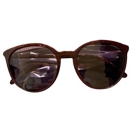 Chanel-Sunglasses-Dark red