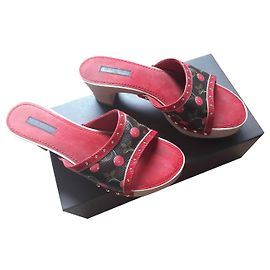 Louis Vuitton Clogs LV Monogram Takashi Murakami Cherries Multiple colors
