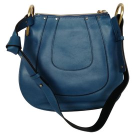 Chloé-Chloé bag HAYLEY HOBO-Blue,Navy blue,Dark blue