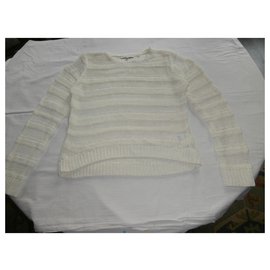 Maje-Maglione a maglia Maje, bianca. taille 2-Bianco