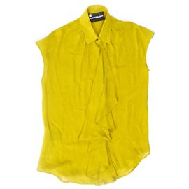Autre Marque Top de seda Marco Bologna Amarillo