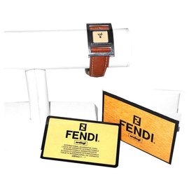 Fendi-Fine watches-Brown,Silvery