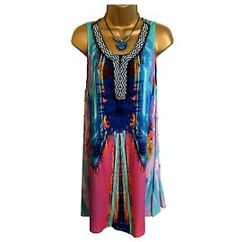 Desigual Vestidos Multicolor