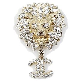 Chanel Broche cabeça de leão 2011 Coleção Dourado