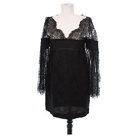 Philosophy Di Alberta Ferretti Spitzenbluse Schwarz Schwarz