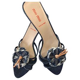 Miu Miu sandali Blu navy