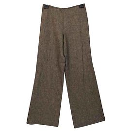 Weekend Max Mara Weekend MaxMara Wide leg pants retro look M Brown