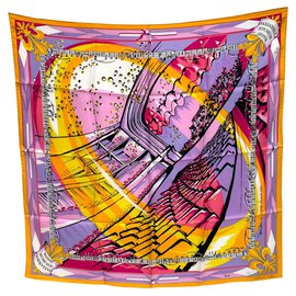 Emilio Pucci Lenços de seda Multicor