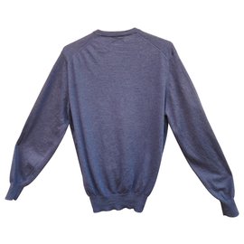 Brunello Cucinelli-Brunello Cucinelli sweater in cashmere and silk-Blue