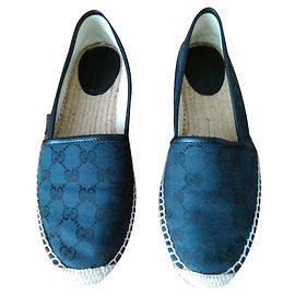 GUCCI Signature canvas Espadrille Black