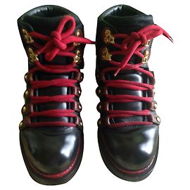 Louis Vuitton l. BOTAS ANKLE VUITTON Negro