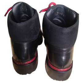 Louis Vuitton-l. VUITTON ANkLE BOOTS-Black