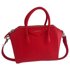 Givenchy-Pequeña antigona-Roja