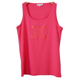 Autre Marque-Céline Pink T-Shirt Vest Top Size M MEDIUM-Rosa