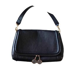 Sac à main en cuir noir Dolce & Gabbana Noir