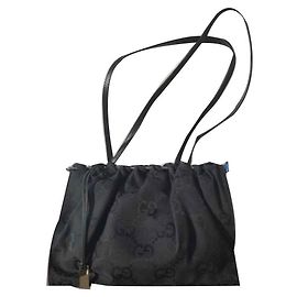 Gucci Handbag Black Cloth Black