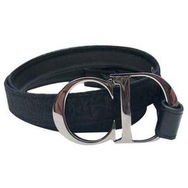 Christian Dior Dior monogram belt Black