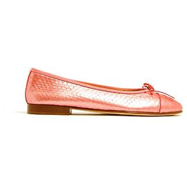 Chanel fr37.5 HOHER NÄHENDER ROSA PYTHON Pink