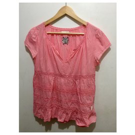 Odd Molly-Cotton and lace tunic-Pink