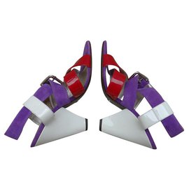 Dolce & Gabbana-Sandals-White,Red,Purple