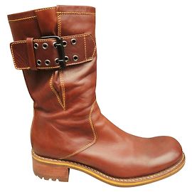 biker boots Free Lance model 4Stitcminirang Brown