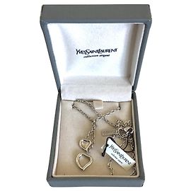Yves Saint Laurent Collane con ciondoli Argento